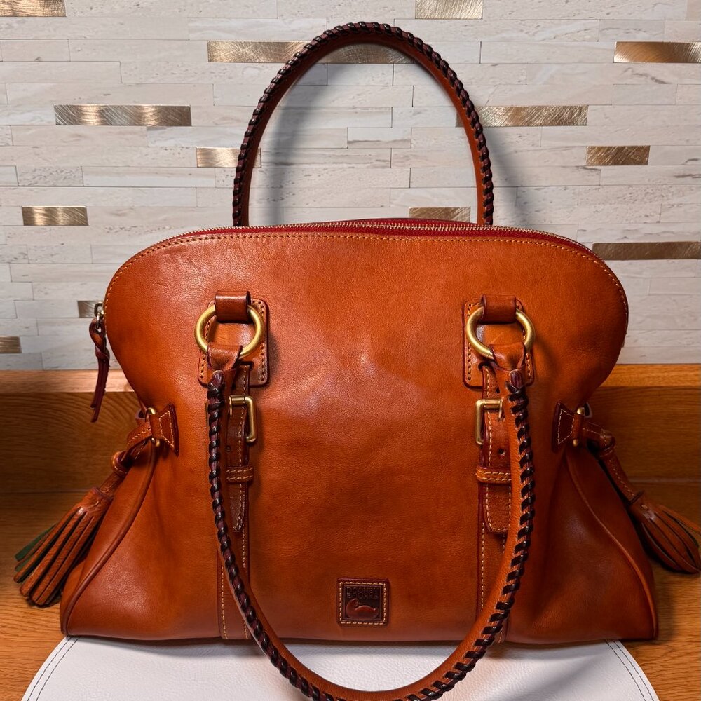 Dooney and Bourke Large Florentine Purse-Natural - Picture 3 of 8